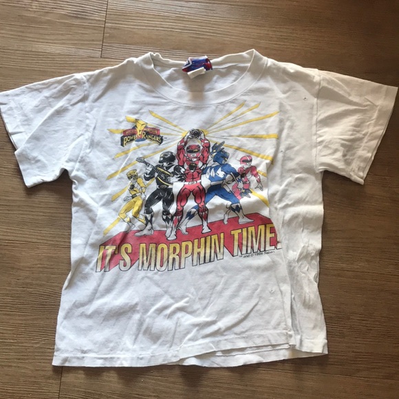 vintage power rangers t shirt